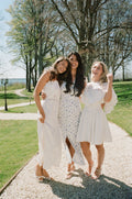 Solvei Midi Strap Dress - Pearl