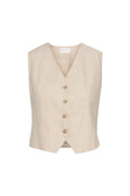 Vivienne Vest - Light Sand Melange