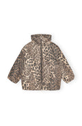 Leo Puffers Midi Jacket - Almond Milk