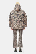 Leo Puffers Midi Jacket - Almond Milk
