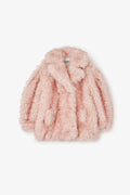Long Pile Alternative Fur Midi Coat - Mary'S Rose