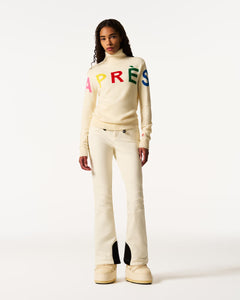 Apres Sweater II - Snow White/Rainbow