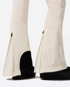 Aurora High Waist Flare Pant - Snow White