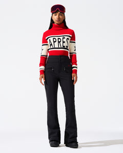 Aurora High Waist Flare Pant - Jet Black