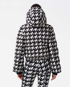 Polar Flare Ski Jacket II - Houndstooth - Black/Snow White