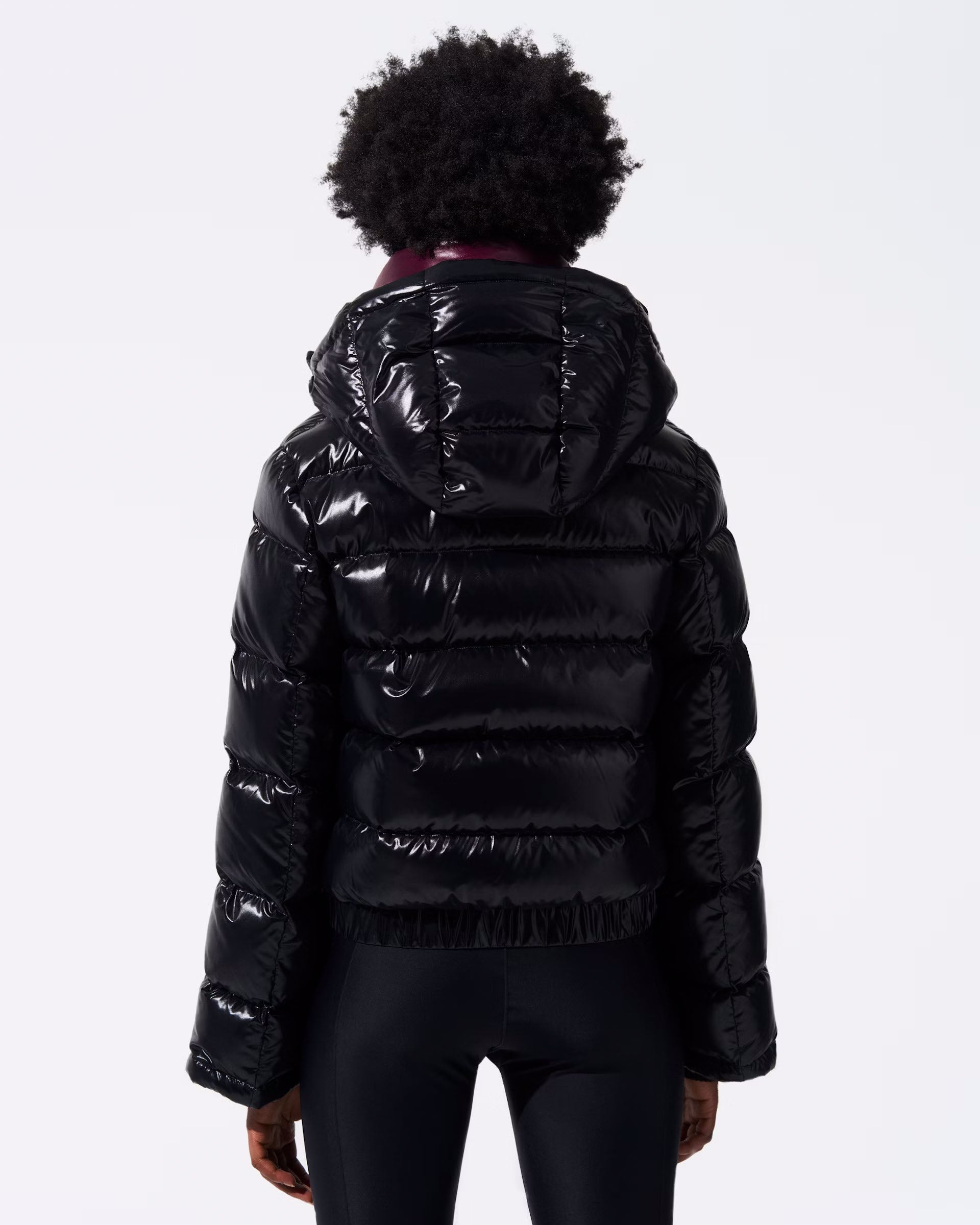 Polar Flare Ski Jacket II - Black Hi-Shine