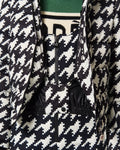 Polar Flare Ski Jacket III - B&W Houndstooth