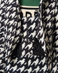 Polar Flare Ski Jacket III - B&W Houndstooth