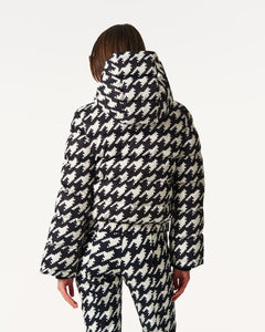 Polar Flare Ski Jacket III - B&W Houndstooth