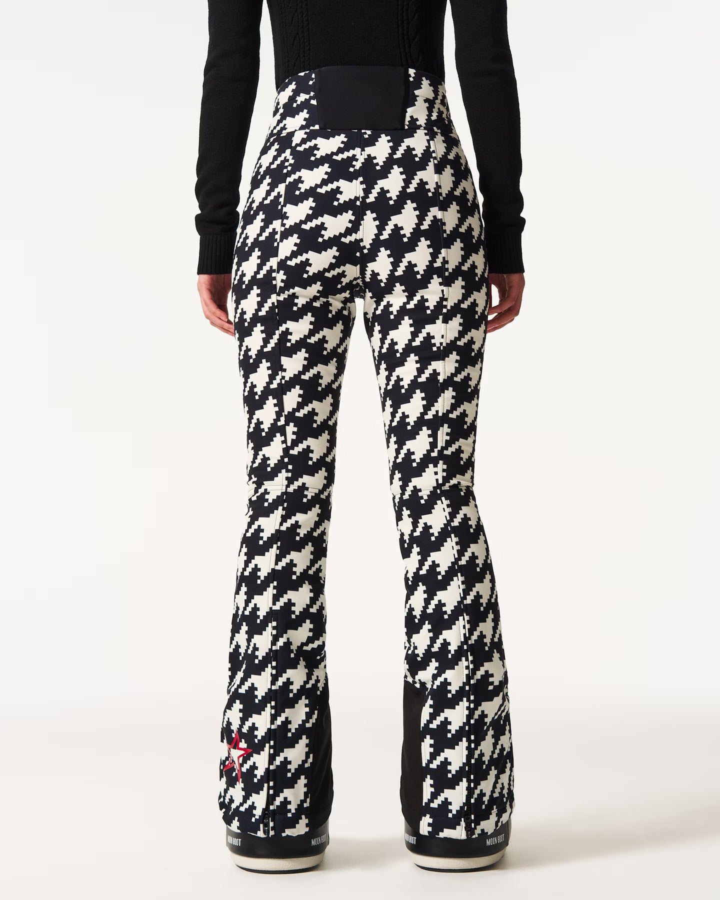 Aurora HW Ski Pant - B&W Houndstooth