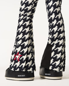 Aurora HW Ski Pant - B&W Houndstooth