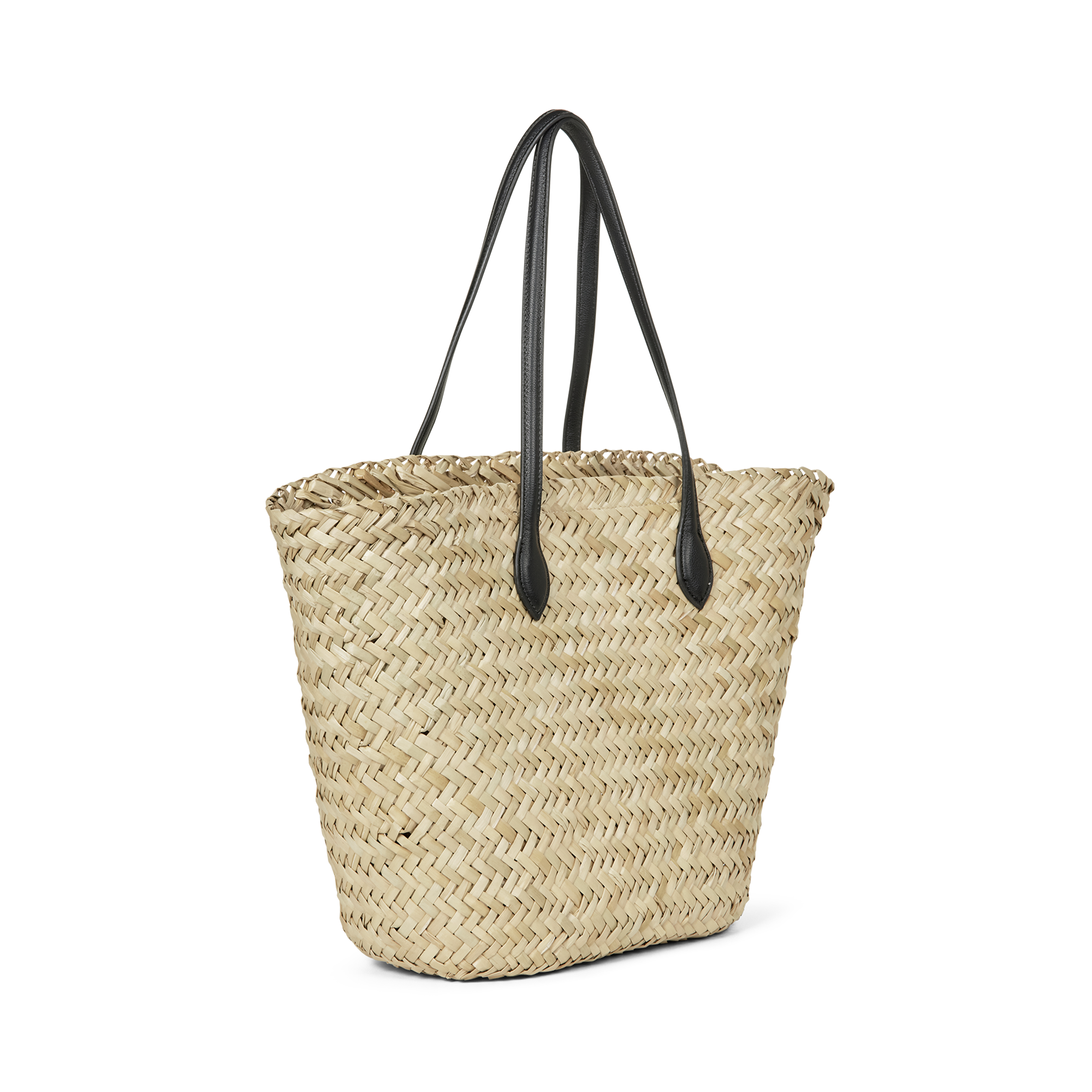 Day Refined Straw Basket - Moonlight Beige