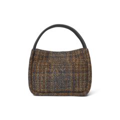 Day Woolen Check Small Shopper - Major Brown