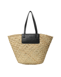 Day Refined Straw Basket - Moonlight Beige