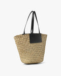 Day Refined Straw Basket - Moonlight Beige