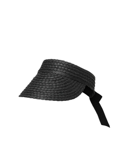 Day Straw Visor - Black