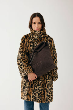 Day Woolen Tote - Chocolate Melange