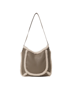 Day Faux Shearling Shoulder - Brindle