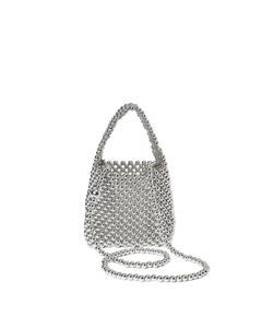 Day Beaded Chrome Handbag - Silver