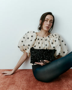 Day Sequin Shoulder - Black