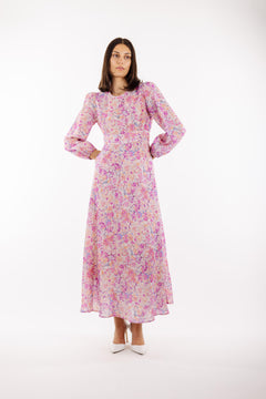 Adelle Dress - Pink Aop