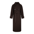 Amelie Trenchcoat - Chocolate Brown