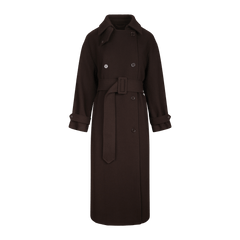 Amelie Trenchcoat - Chocolate Brown