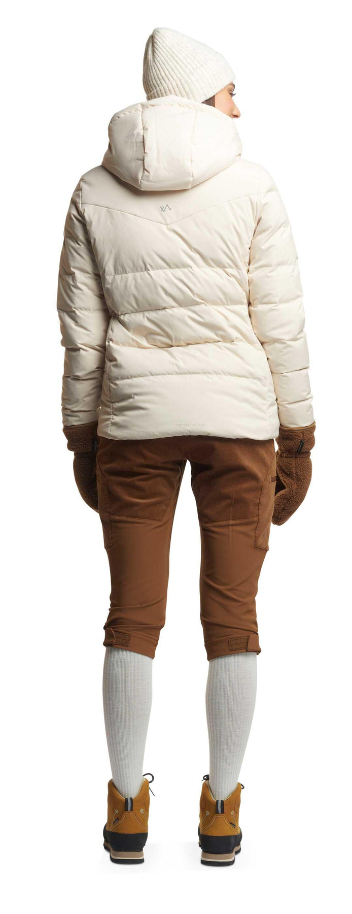 Finse Origin Dunjakke - Gråhvit