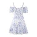 Gianna Dress - Blue Aop