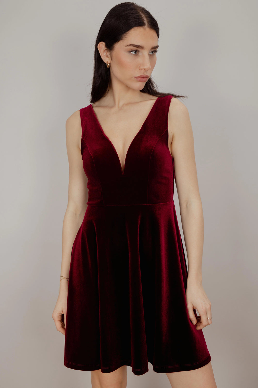 Ginza Dress - Burgundy