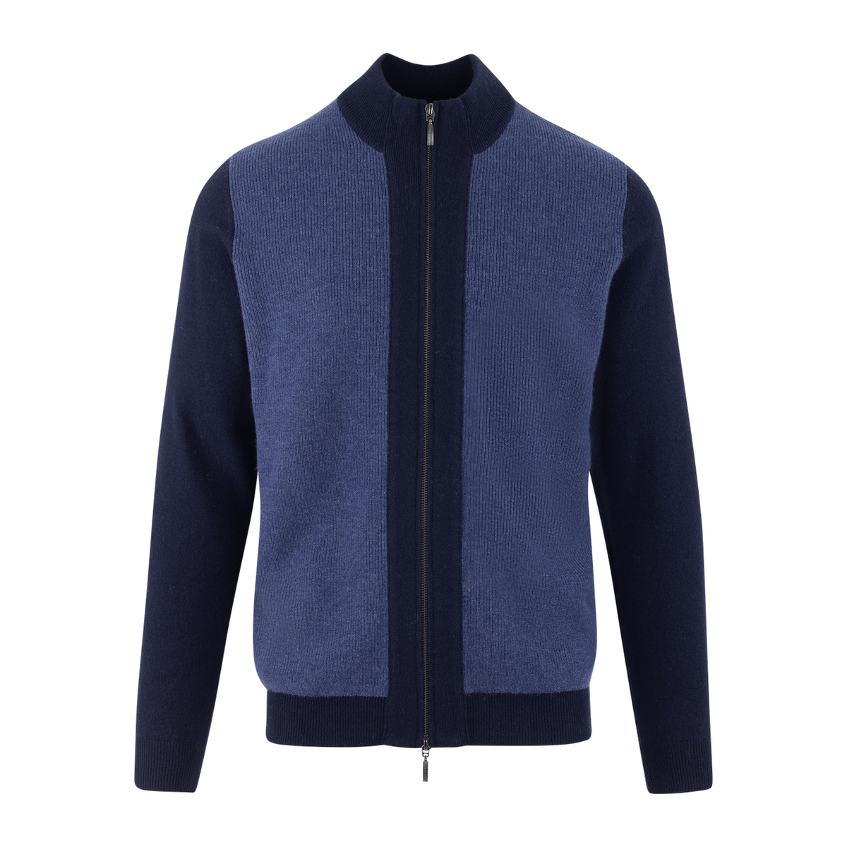 Milton Zip Cardigan - Navy