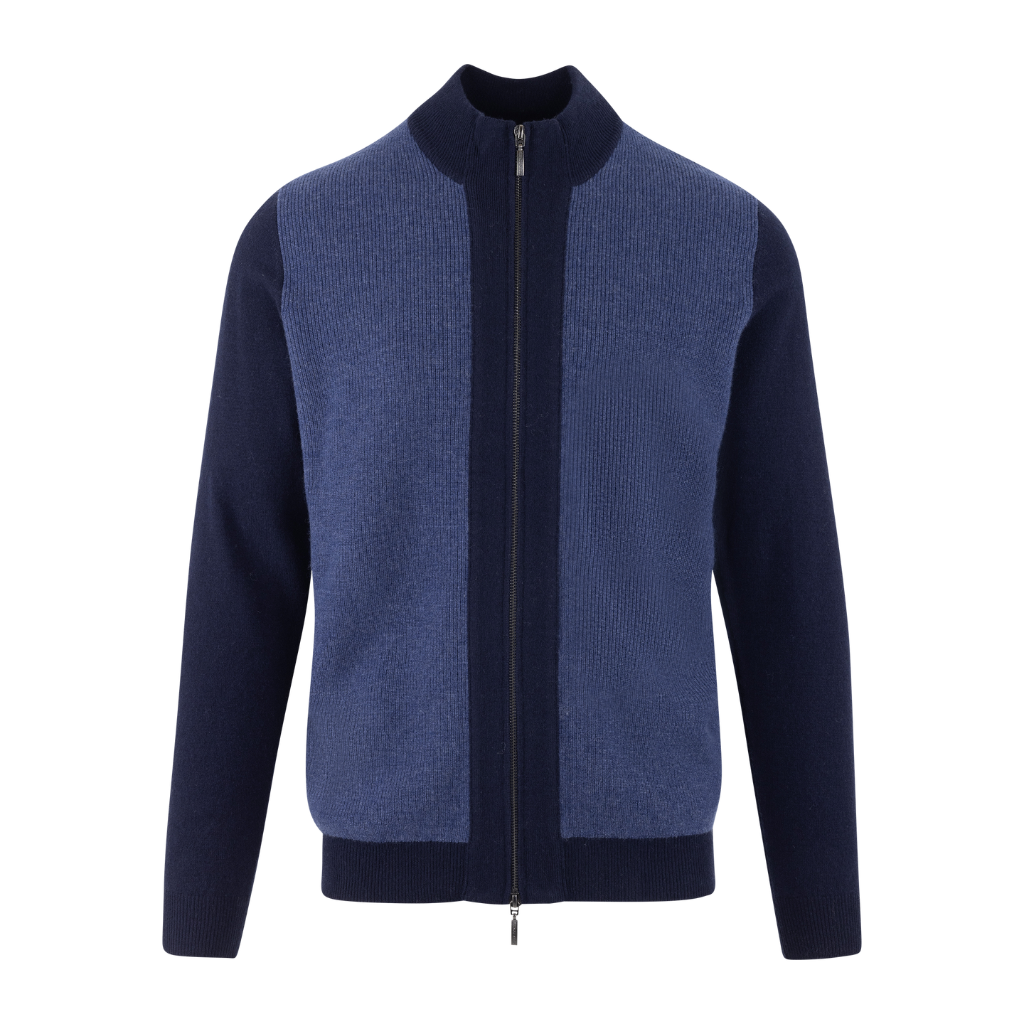 Milton Zip Cardigan - Navy