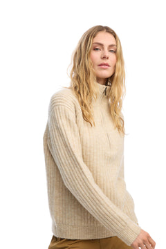Mode Iris HZ Genser - Beige Mel