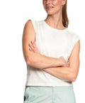 Mode Sleeveless Tee - Hvit