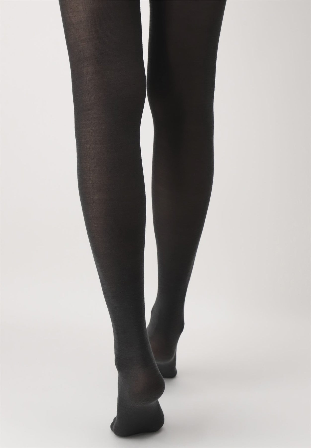 Nives Fine Wool Tights - Grey