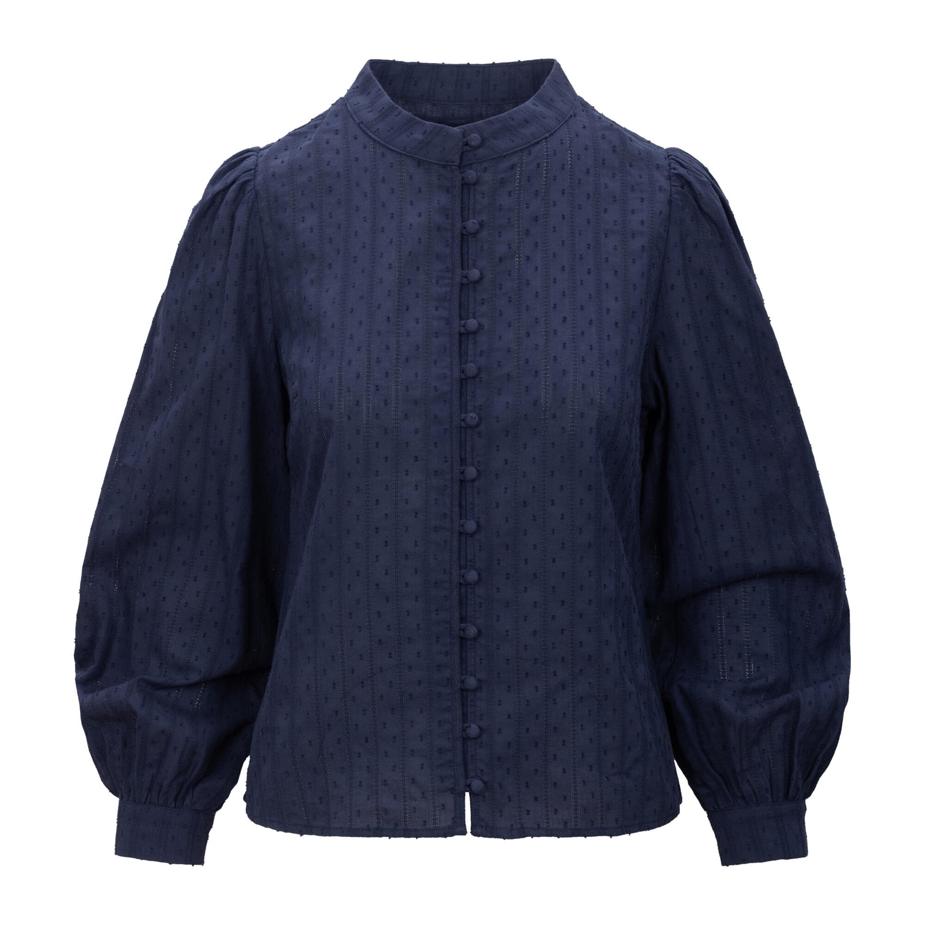 Otilie Ls Blouse - Navy