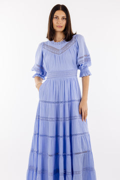 Paola Dress - Vista Blue
