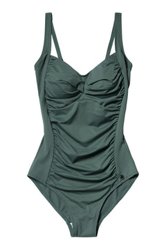 Potenza Solid Swimsuit - Deep Jungle