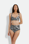 Zebra Chara Bottom - Offwhite/Black