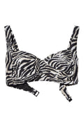 Zebra Medea Top - Offwhite/Black