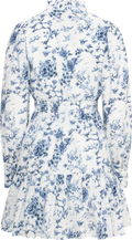 Liv Porcelain B Anglaise Dress - Off White/Blue