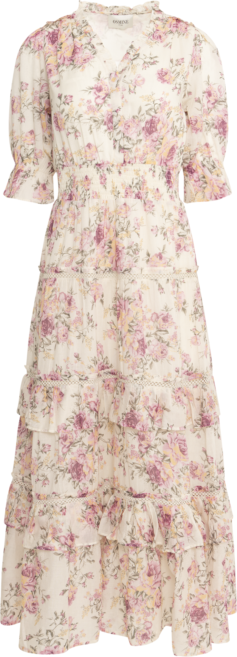 Vera Dreamy Flower Dress - Pink Flower