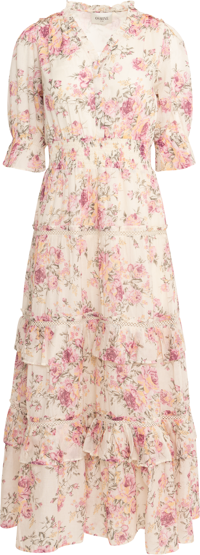 Vera Dreamy Flower Dress - Pink Flower
