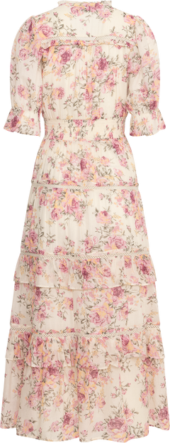 Vera Dreamy Flower Dress - Pink Flower