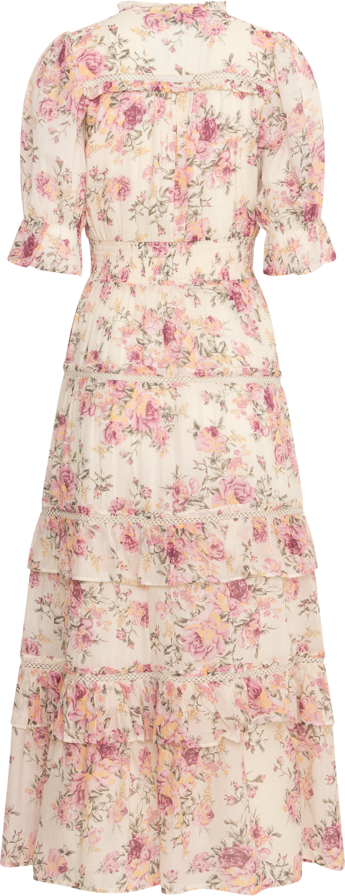 Vera Dreamy Flower Dress - Pink Flower