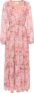 Hedvig Chiffon Maxi Dress - Pink Floral