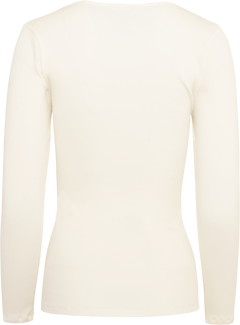 Elini Silk Cotton Long Sleeve - Off White