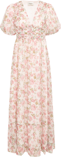 Nordalill Flower Maxi Dress - Pink Floral