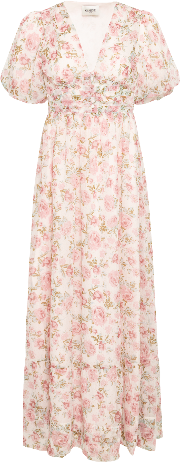 Nordalill Flower Maxi Dress - Pink Floral
