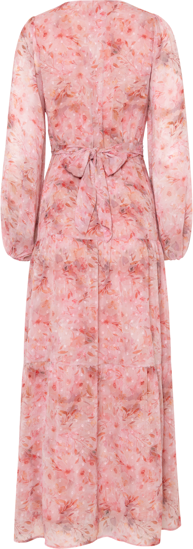 Hedvig Chiffon Maxi Dress - Pink Floral